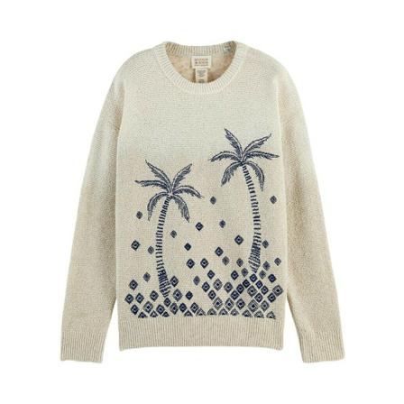 Scotch & Soda, Sweatshirts & Hoodies Beige, Heren, Maat:M