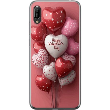 Kompatibelt Mobilskal till Huawei Huawei Y6 Pro (2019) Valentinballonger
