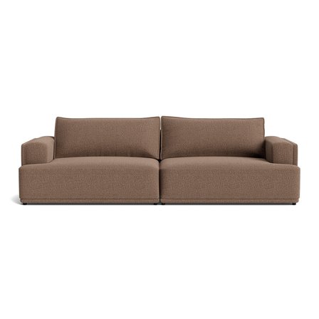 Benessere 3 personers sofa - Nordic Brun - Elegant & Rummelig sofa - 273x100x81cm - Perfekt til afslapning & hyggeligt samvær i stuen