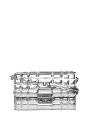 Lg Wllt On Chn Xbody Silver Michael Kors