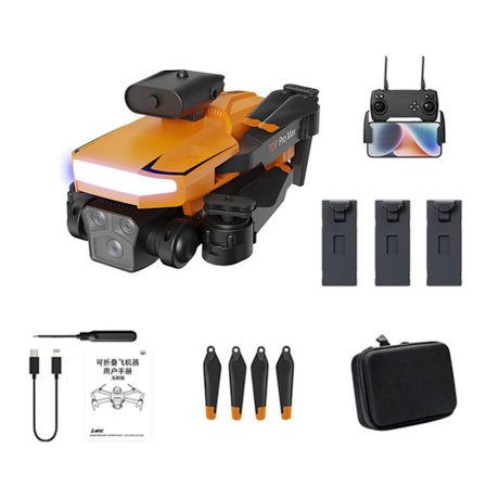 360° Hinder Undvikande Aerial-drone One Key Starta/landa Quadcopters Nyhet Födelsedagspresent