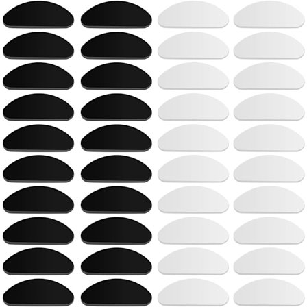 20 par 1 mm skridsikre silikone næsepuder selvklæbende næsepuder til G