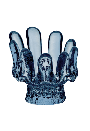 Kosta Boda Ljuslykta Sunflower cirkulär 92 mm Ljus & ljusstakar Blå 9.2x10x10