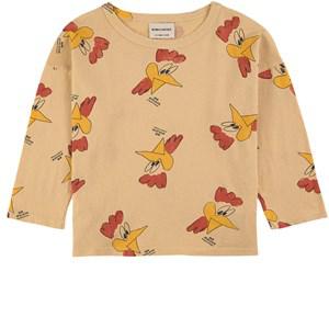 Kids - Bobo Choses Cream Mr O'Clock T-Shirt 8-9 Years - Tops - 8-9 years - Cream - Junge