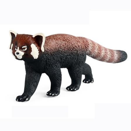 Verklighetstrogen Röd Pandamodell Ailurus Fulgens Figursimulering