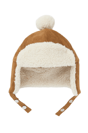RIKIKI Fodrad mössa med öronlappar SWEETIE Mössor Brun 38/40
