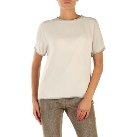 Fabiana Filippi T-Shirts , Wit , Dames , Maat: XS