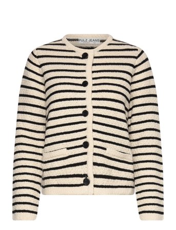 Pulz Jeans Pzalicia Cardigan Jacket - Cream - S