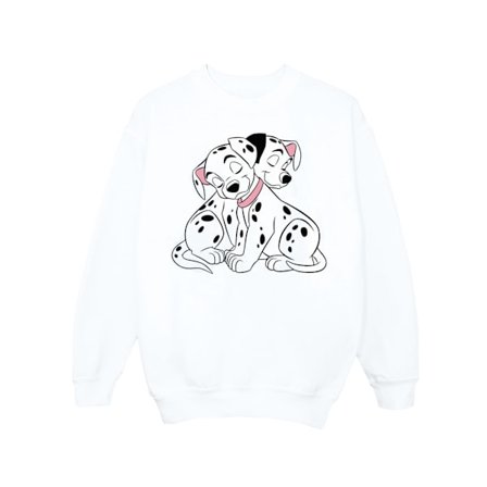 Disney Girls 101 Dalmatiner Puppy Love Sweatshirt 12-13 År W