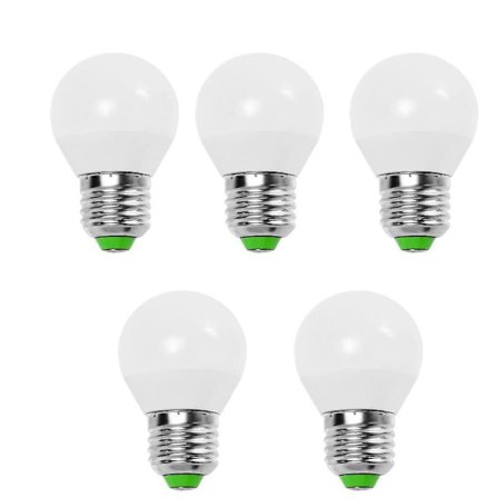5-pack 9 W LED-globbulbs 900 Lm E14 E26 E27 G45 12 LED