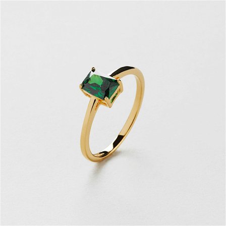 Camille Emerald Ring