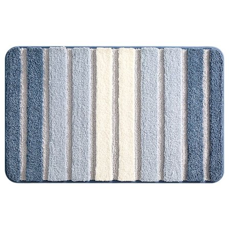 Badrumsmatta med pianotangenter - Blå Fjäril 40*60cm