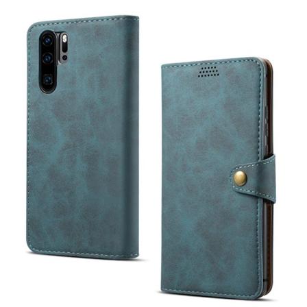 Huawei P30 Pro Läderfodral - Blå Blå