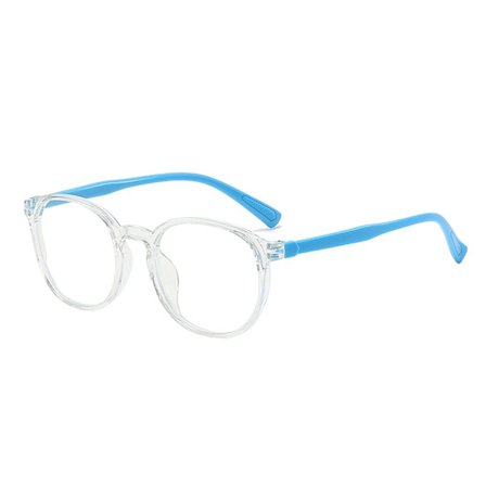 Barn Anti-Blått Lys Briller Runde Briller SKY BLUE