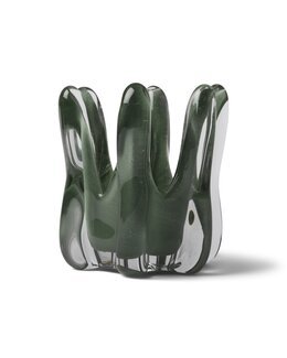 Ljuslykta Baronessa Grön - 10,5x10,5x11,5 - Form Living