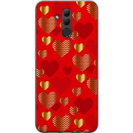 Kompatibelt Mobilskal till Huawei Huawei Mate 20 lite GoldenHearts