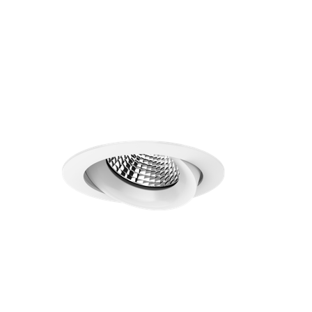Westal WLD-R74 Downlight vipp, 6 W 3000 K, 430 lm, hvit, 36°, Belysning