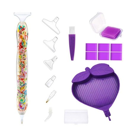 5D diamond painting med fack 04 04