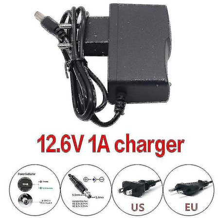 Ny Bærbar Super 12v 30000mah Genopladeligt Lithium Ion Batteripakke Kapacitet Dc 12.6v 30ah Cctv Kamera Monitor + Oplader