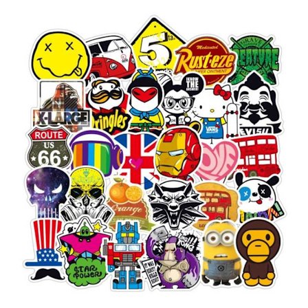 Vandtætte klistermærker med 100 PAK