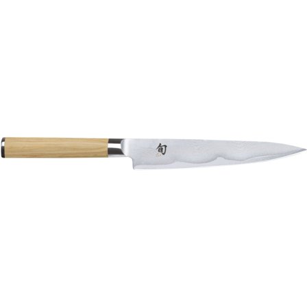 Kai Universalkniv Shun Classic White, bladlengde 15 cm' - 'Hvit
