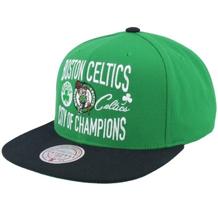 Mitchell & Ness - NBA Grün snapback Cap - Boston Celtics City Love Green/Black Snapback @ Hatstore