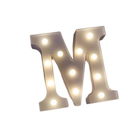 LED Bokstavlamper Stor Dekorativ Hagelampe for Utendørsbruk M-max