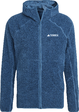 Adidas Men's Terrex Techrock Reversible High-Pile-Fleece Hooded Jacket Wonste Välikerrospuserot S
