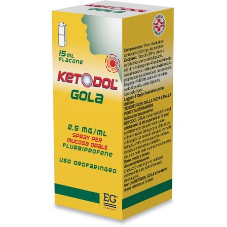 Ketodol Gola Spray Mucosa Orale 2,5mg/ml 15ml