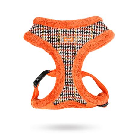 AUDEN Orange - Fodrad Hundsele - Klassiska hundselar, Jacket, Step-in, Y-Selar Dragselar, Fodrade vinterselar på Doggie.se
