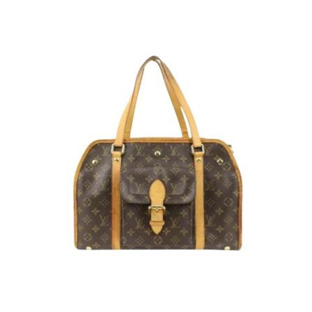 Louis Vuitton Vintage, Pre-owned Canvas louis-vuitton-bags Bruin, Dames, Maat:ONE Size