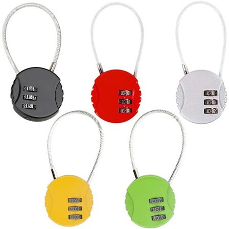 5-siffrig kombinationslås, minikombinationslås, Co