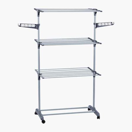 Biltema - Tørkestativ på hjul 17 m tørkeareal