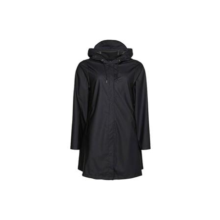 Rains A-Line Jacket , Zwart , Dames , Maat: M