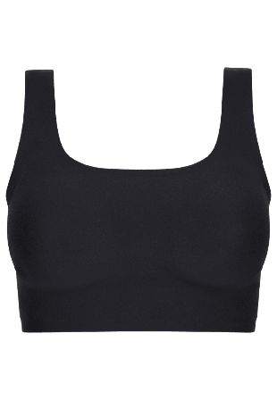 Chantelle Softstretch Power Scoop Neck Bra Bh Dam Svart L