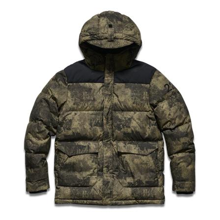 Halo, Down Jacket Puffer Zielony, Mężczyzna, Rozmiar: L