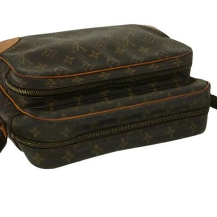 Louis Vuitton Vintage pre-owned Canvas Nile Taske Brun, Dame Vintage Tasker, Størrelse: ONE Size