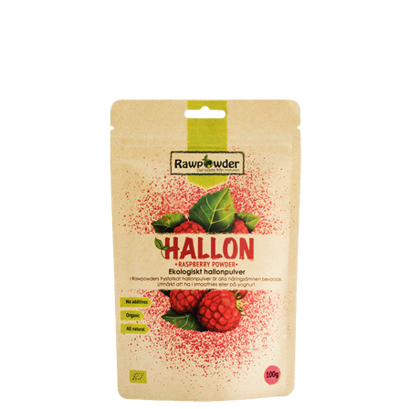 Rawpowder Økologisk Bringebærpulver 125 g