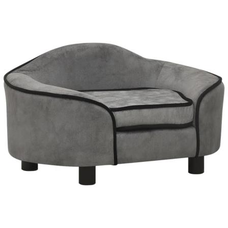 Vidaxl Hundsoffa Grå 67x47x36 Cm Plysch Grå