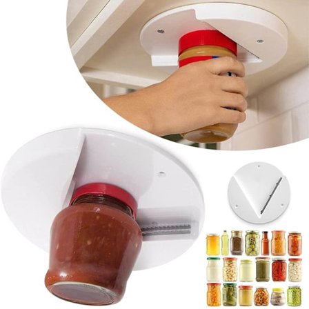 Flerfunktionsburköppnare för flaska under skåpet