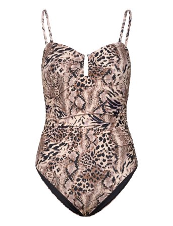 Elsacras Swimsuit Brown Crās