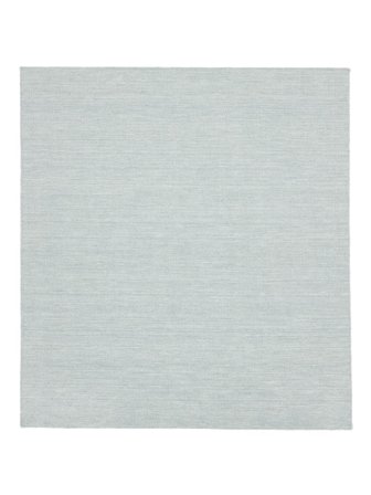 Tapis De Laine Uni Handloom Flat Bleu Poudré