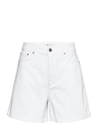 Denagz Hw Twill Shorts White Gestuz