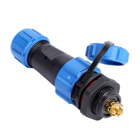 IP67 7-pin vanntett plastpluggkontakt