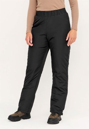 Cellbes of Sweden - Varmt forede termobukser i sort til damer i størrelse 62/64