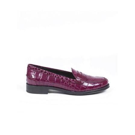 Tod's, Moccasin with tab Czerwony, Kobieta, Rozmiar: 39 EU