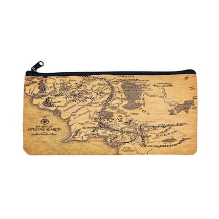 Middle Earth Map Pennfodral,Kosmetikväska