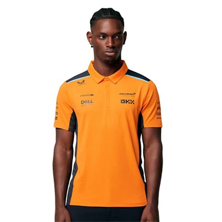 McLaren Ny F1 Racerdragt Gul Kortærmet Top Polo Shirt Team Herre T-shirt