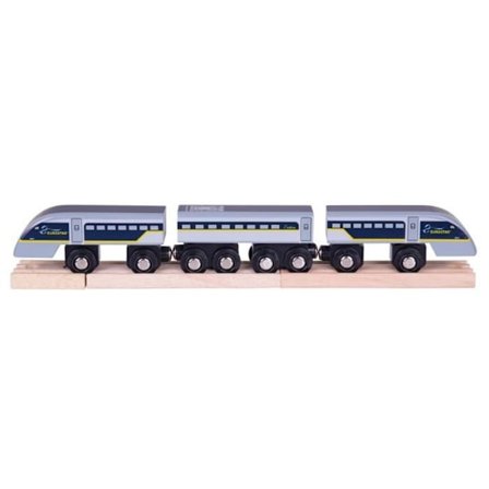 Eurostar E320 Trätåg BigJigs Toys - Garage Station Flygplats Port House Building