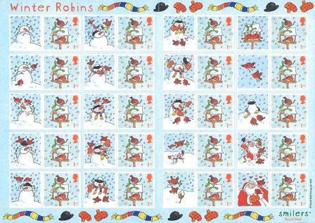 England - Juleark 2003 - Flot smilers ark med rødkælk